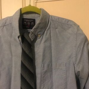 Men’s oxford shirt + vintage tie
